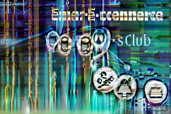 一幅描绘跨境卖家俱乐部生态系统与未来发展趋势的概念图，包含服务商、资本、培训等多个节点