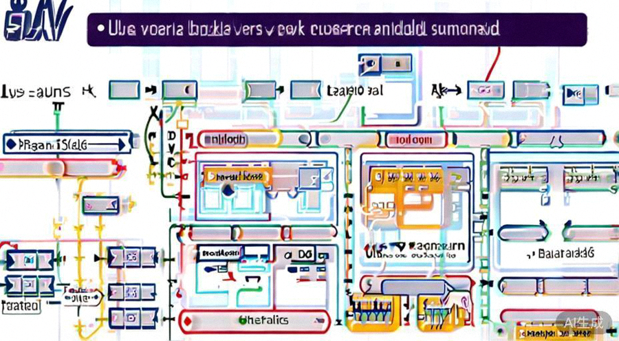 一个再营销与交叉销售的策略流程图，展示了从访客进入、加购弃购、到邮件/广告触达、最终完成购买的完整闭环