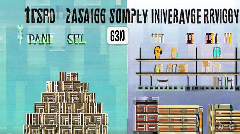 一张展示卖家库存优化前后对比的信息图，左侧是堆积如山的滞销库存，右侧是流畅的动销供应链