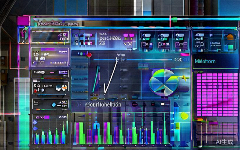 张伟电脑屏幕上显示的数据化选品分析仪表盘，包含市场趋势、竞争热度、利润预估等多个可视化图表
