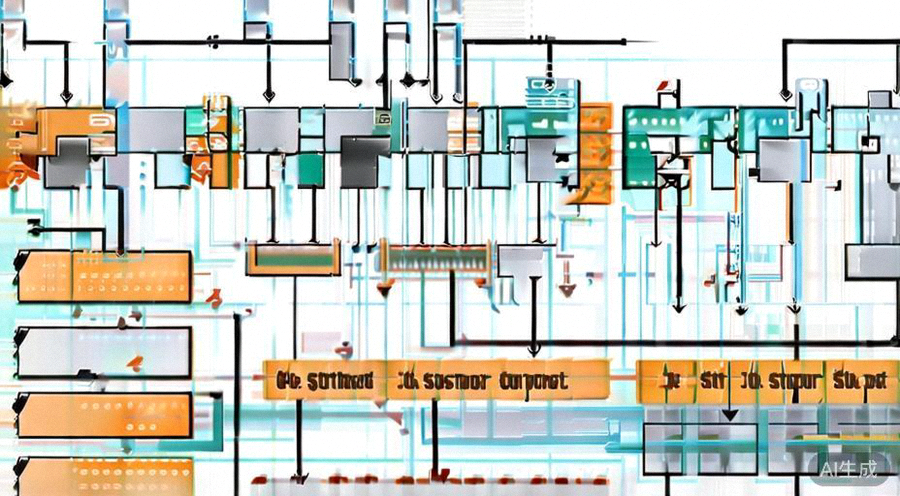 客户沟通与信任构建流程图，展示了从自动回复、问题解答、到售后跟进、邀请评价的完整服务闭环